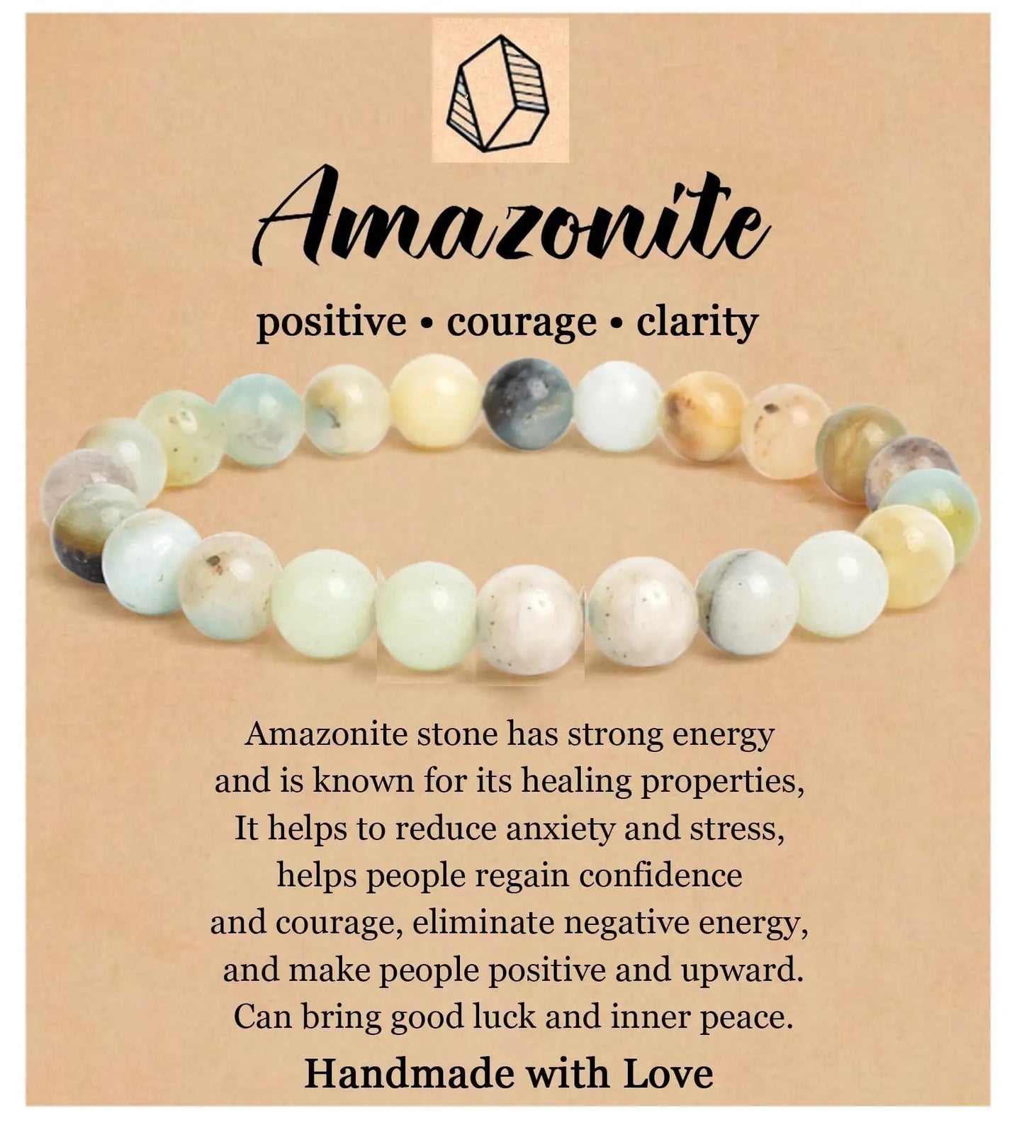 Amazonit - Kristall Armband