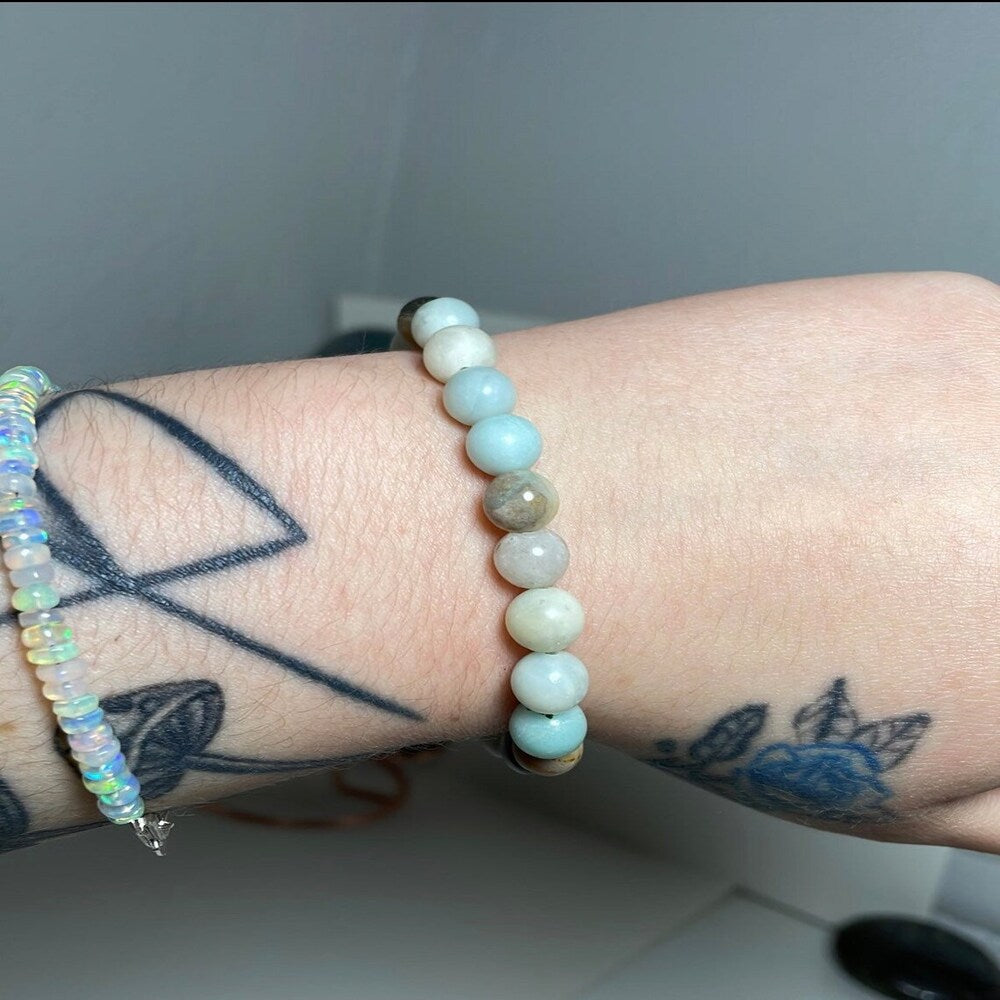 Amazonit - Kristall Armband