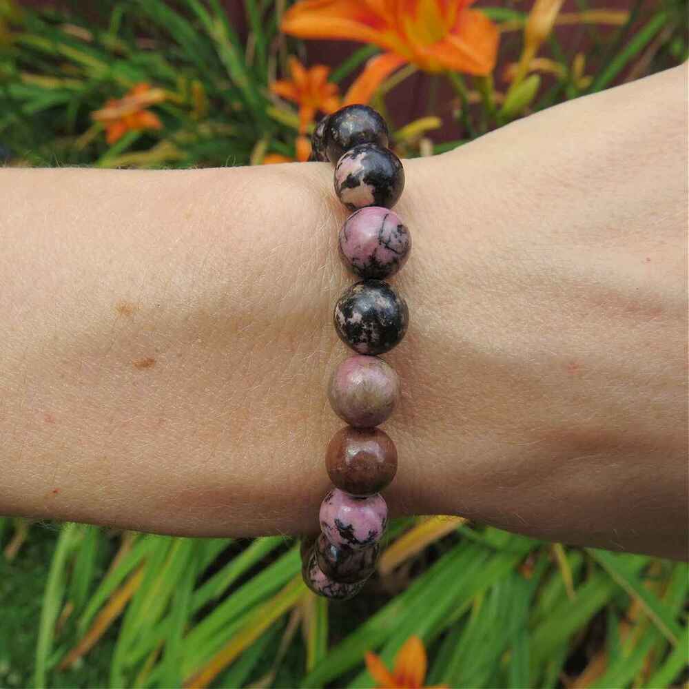 Rhodonit - Kristall Armband