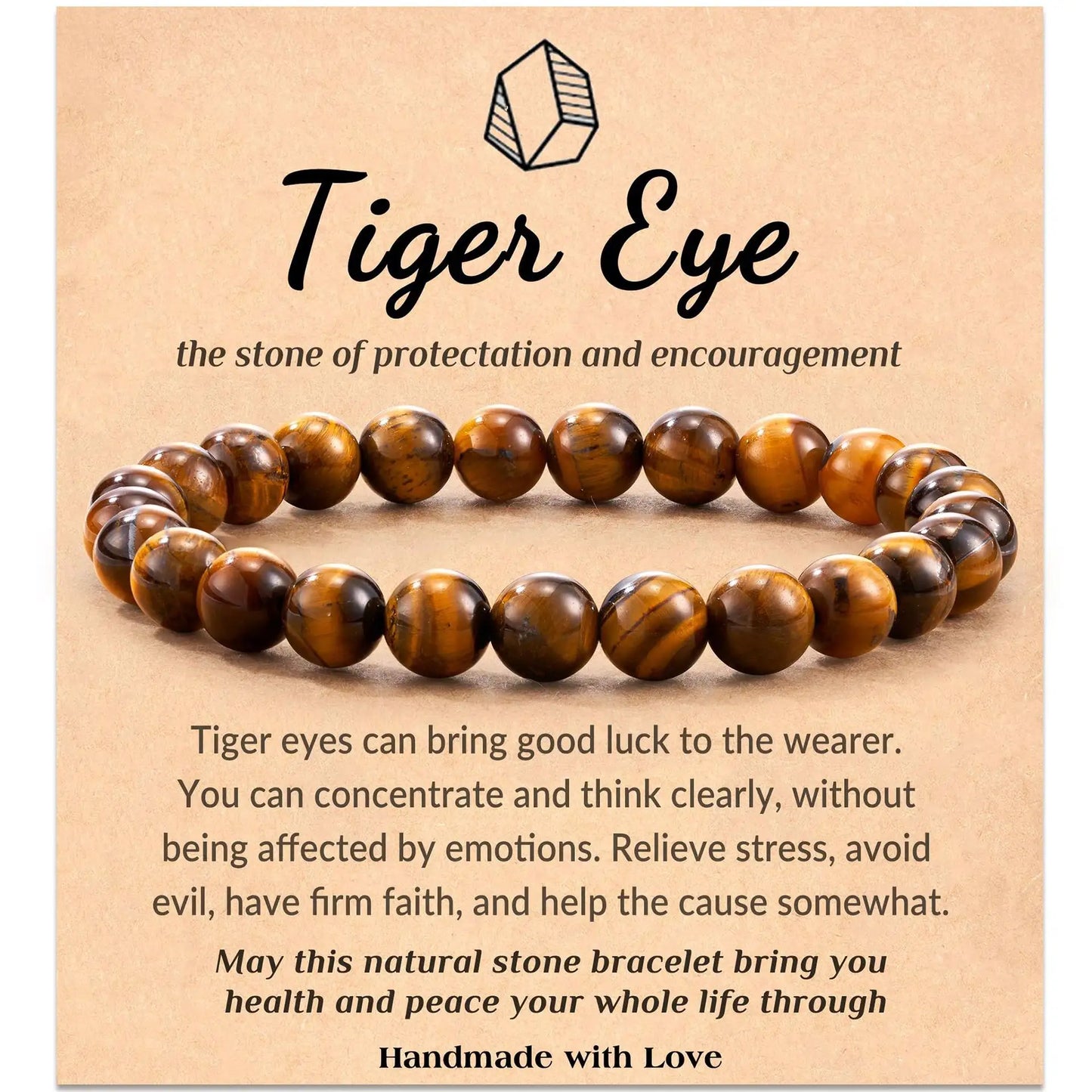 Tigerauge - Kristall Armband
