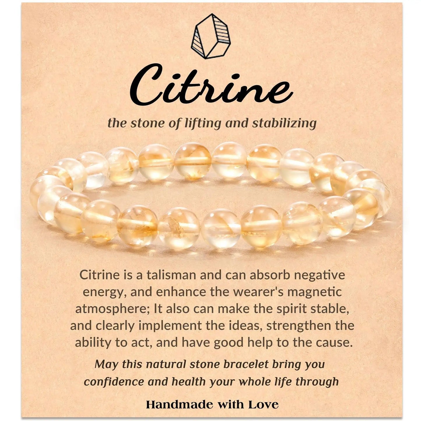 Citrin - Kristall Armband