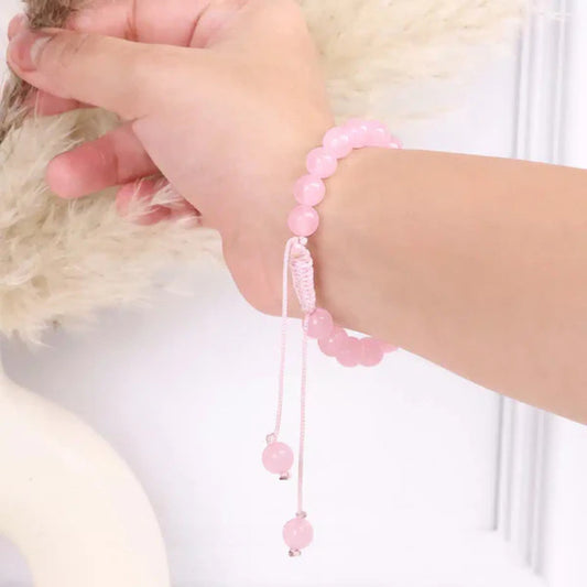 Rosenquarz - Kristall Armband