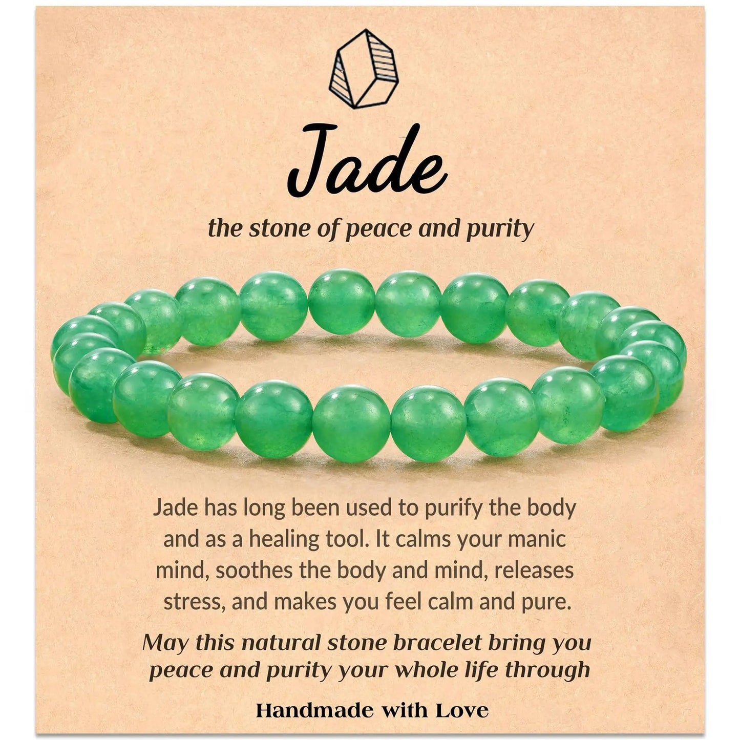 Jade - Kristall Armband